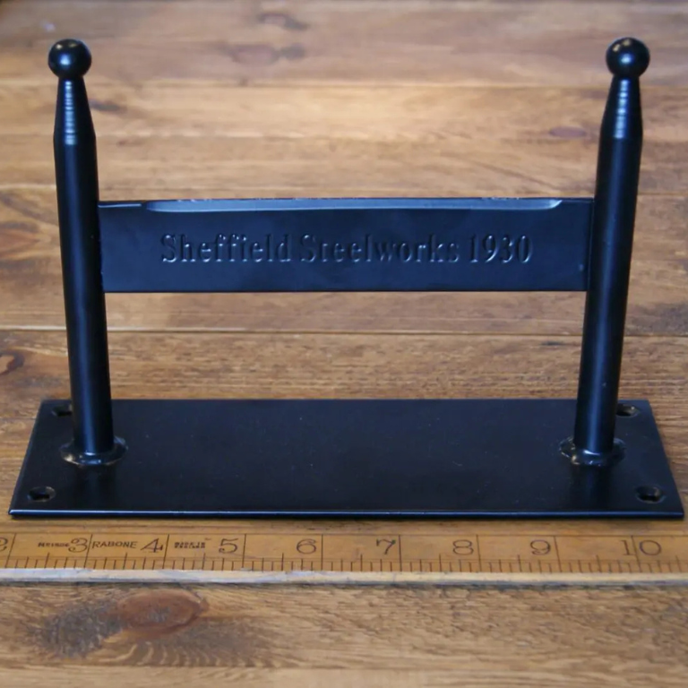 Boot Scraper Mounting Plate Sheffield Steelworks Black