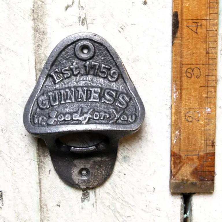 Guinness bottle opener wall mounted cast iron