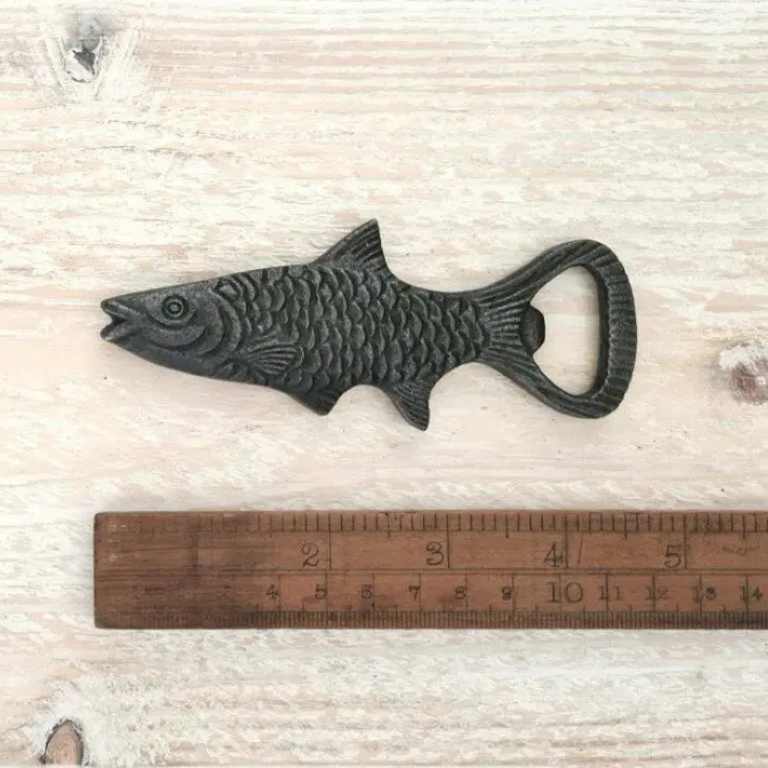 fish hand held bottle opener fish