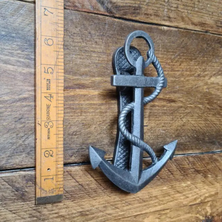 Door Knocker ANCHOR Cast Antique Iron