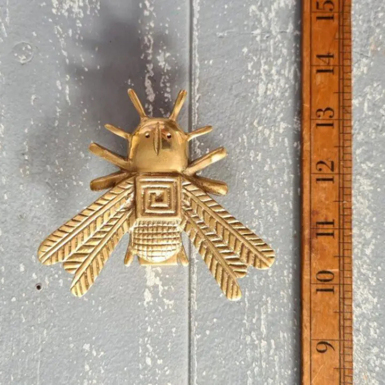 Door Knocker BEETLE Solid Brass 100mm